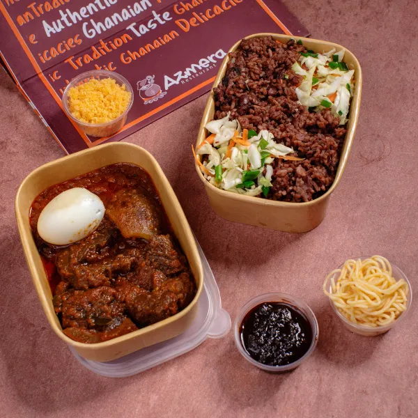 A Ghanaian meal at Bricado
